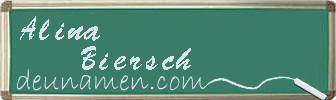 Alina Biersch Visitenkarte